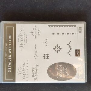 Detailed with Love Stampin Up stamp set